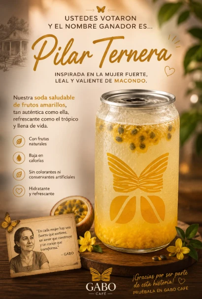 Soda Pilar Ternera de frutos amarillos
